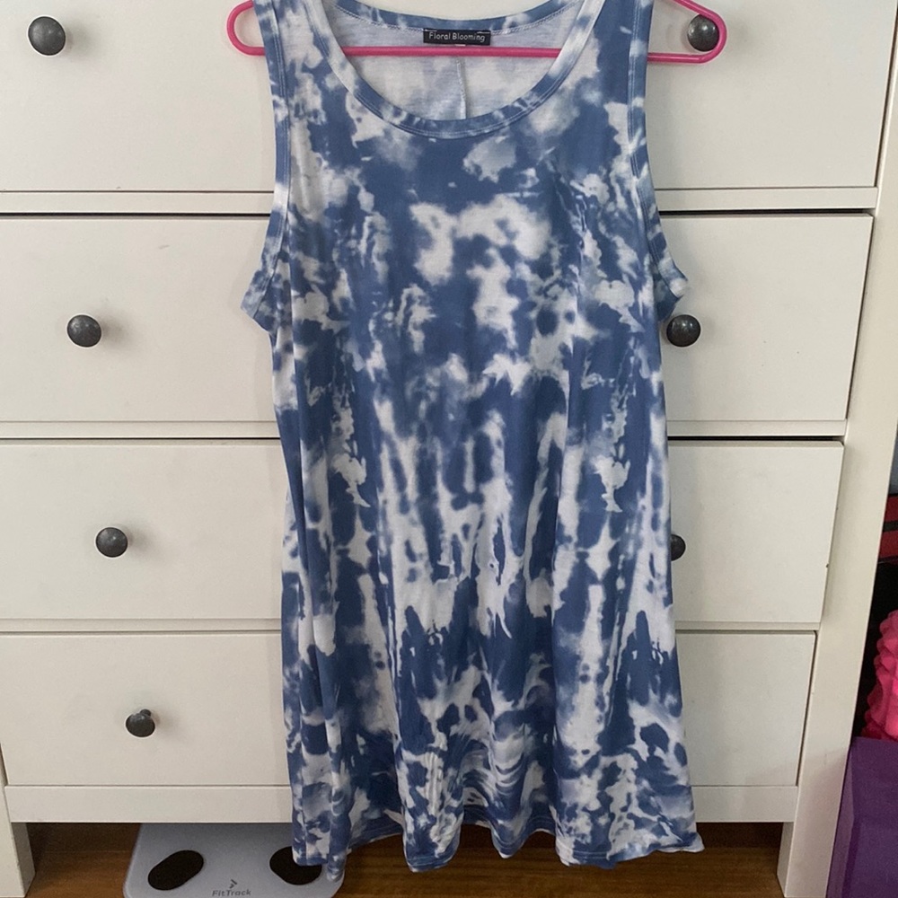 Casual tie dye dress
